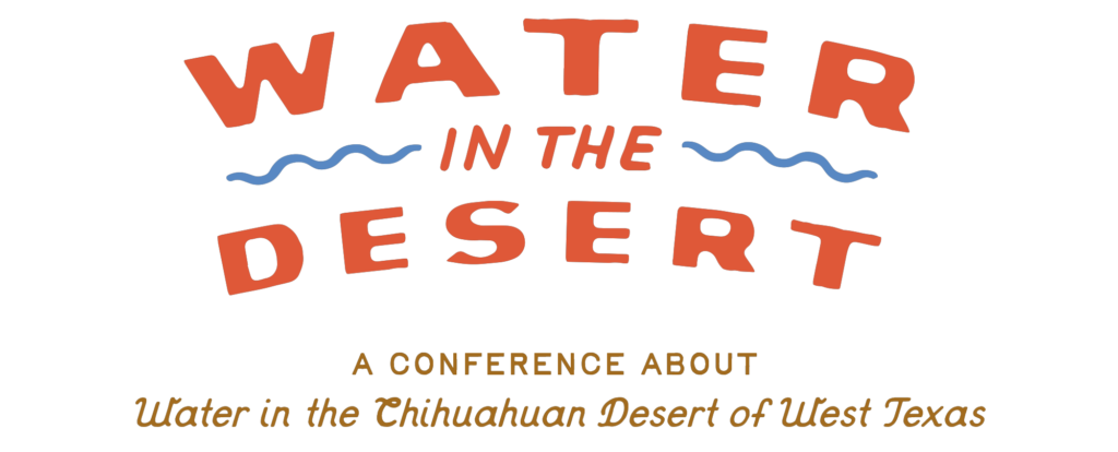 Water in the Desert Conference logo.